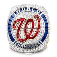 2019 Washington Nationals World Series Ring/Pendant (C.Z. Logo)